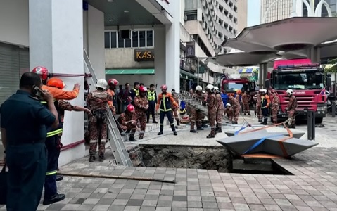 sinkhole kuala lumpur malaysia