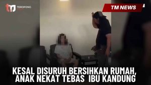 Kesal Disuruh Bersihkan Rumah, Anak Nekat Tebas I-Cover