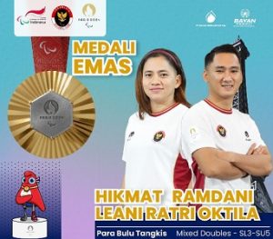 Medali Emas Paralimpiade Paris 2024