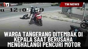 Warga Tangerang Ditembak di Kepala Saat Berusaha Menghalangi Pencuri Motor