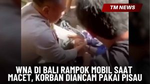 WNA di Bali Rampok Mobil Saat Macet, Korban Dianca-Cover