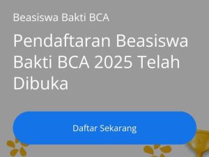 Beasiswa Bakti BCA