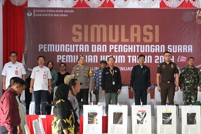 kpu gelasr simulasi pemungutan suara