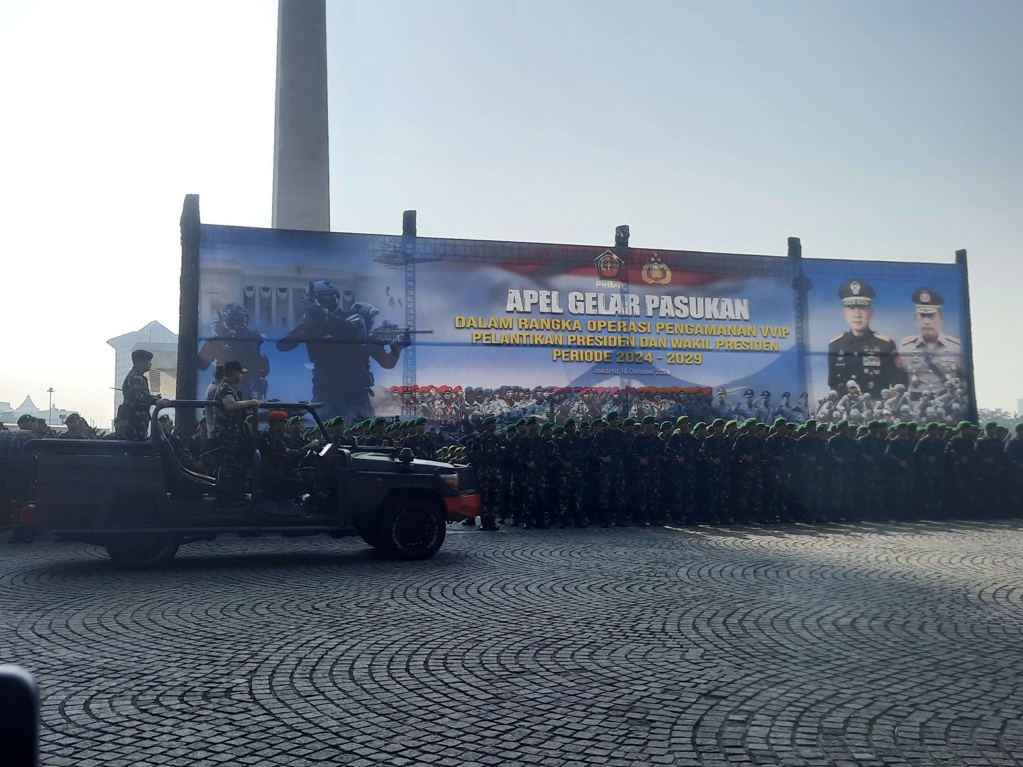 Amankan Pelantikan Presiden, Ratusan Ribu Personel Dikerahkan TNI Polri ...