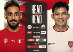 Indonesia vs Bahrain teror laser