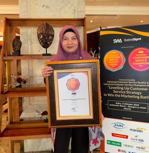 JNE Raih Indonesia Customer Service Quality Award 2024