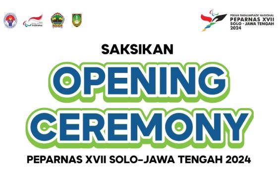 Link Live Streaming pembukaan Peparnas XVII 2024