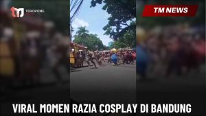 Viral Momen Razia Cosplay di Bandung -Cover