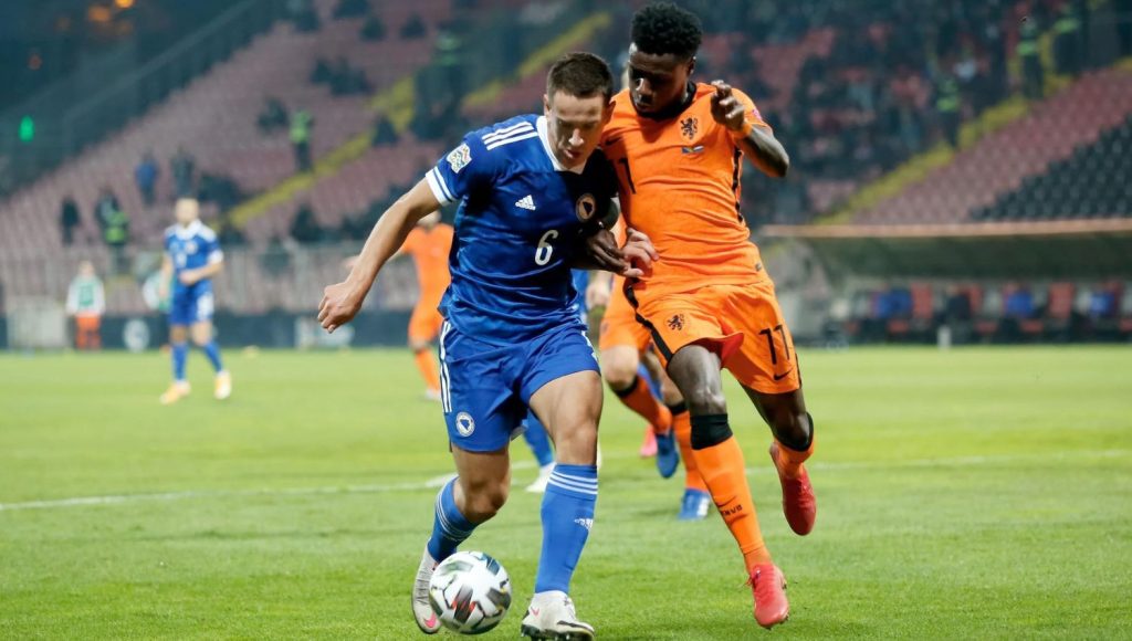 Bosnia Tahan Imbang Belanda di UEFA Nations League