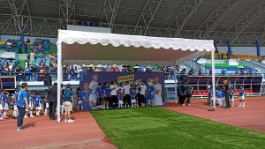 Staf Pelatih Persib Turun Gunung Untuk Memandu Anak-Anak di Coaching Clinic