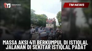 Massa Aksi 411 Berkumpul di Istiqlal Jalanan di Se-Cover