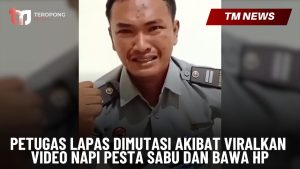 Petugas Lapas Dimutasi Akibat Viralkan Video Napi -Cover