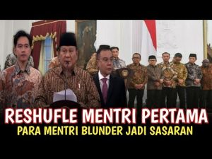 Prabowo Reshuffle Menteri