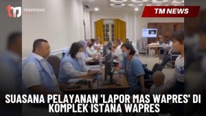 Suasana Pelayanan 'Lapor Mas Wapres' di Komplek Is-Cover