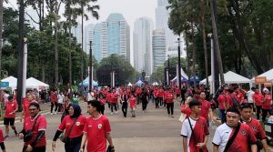 Suasana jelang laga Timnas Indonesia vs Jepang