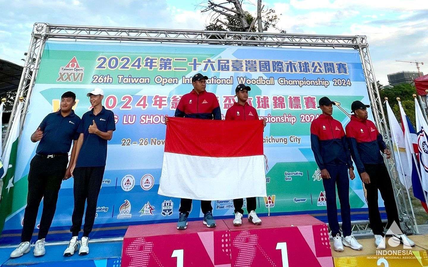 Tim Woodball Indonesia Raih Emas di Kejuaraan Dunia Taiwan