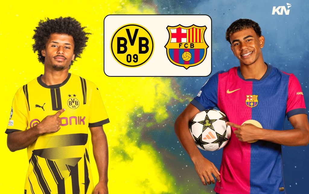 Link Live Streaming Dortmund vs Barcelona Selain Yalla Shoot Liga Champions 2024/2025