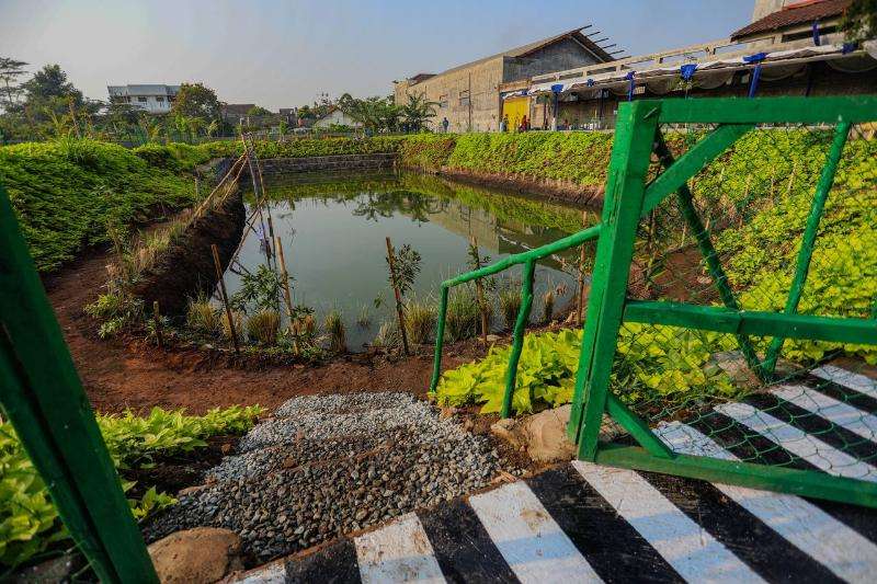 DSDABM Kota Bandung Masifkan Kolam Retensi Baru