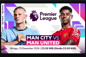 Link Live Streaming Manchester City vs Manchester United Selain Yalla Shoot