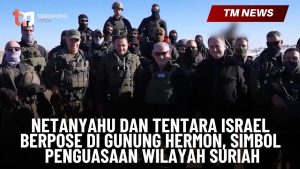 Netanyahu dan Tentara Israel Berpose di Gunung Her-Cover