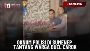 Oknum Polisi di Sumenep Tantang Warga Duel Carok U-Cover