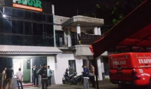 Pembakaran kantor media bogor