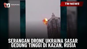 Serangan Drone Ukraina Sasar Gedung Tinggi di Kaza-Cover