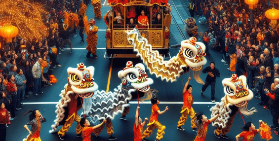 Pertunjukan Barongsai Bandung