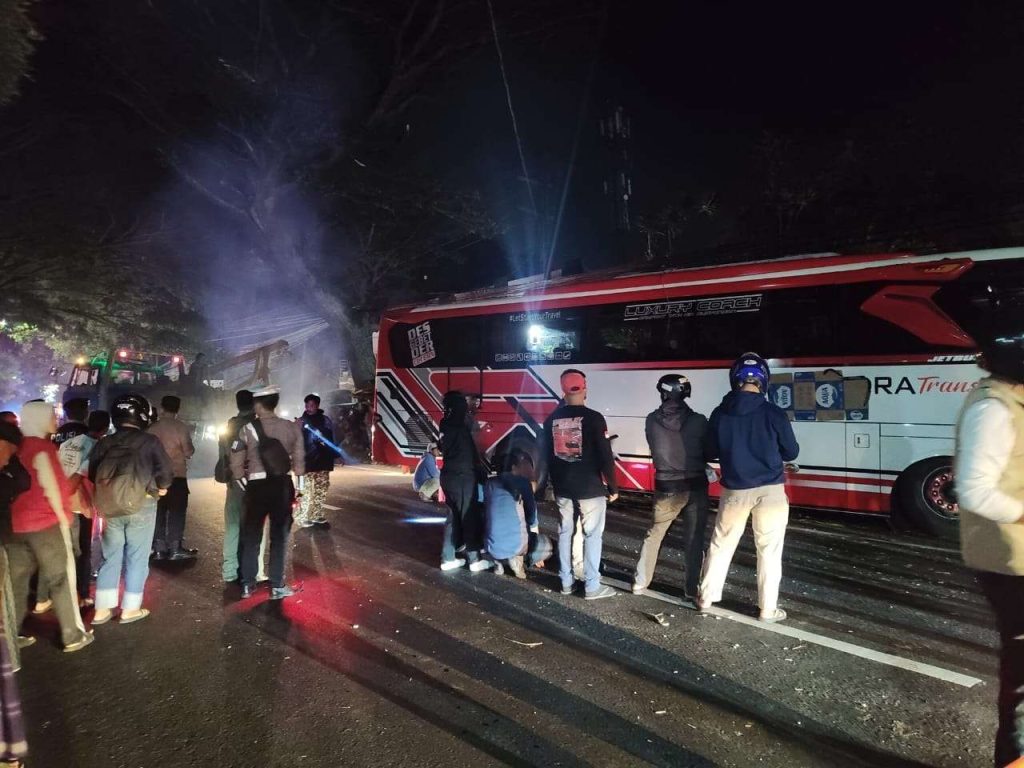 Kecelakaan Bus Pariwisata di Batu