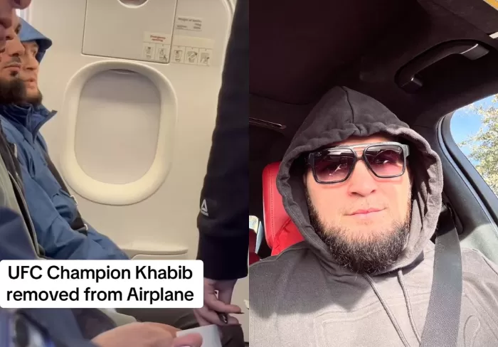 khabib nurmagedov diusir dari pesawat