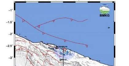 Gempa Berkekuatan Guncang Jayapura