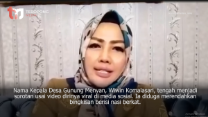 Heboh! Kades Wiwin Komalasari beri Klarifikasi Video Geli Bawa Nasi Kotak