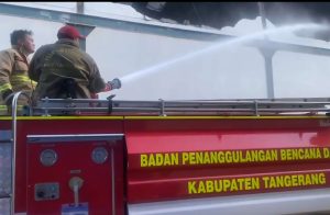 Kebakaran Gudang di Pantai Indah Dadap Kosambi Tagerang Hanguskan 11 Bangunan