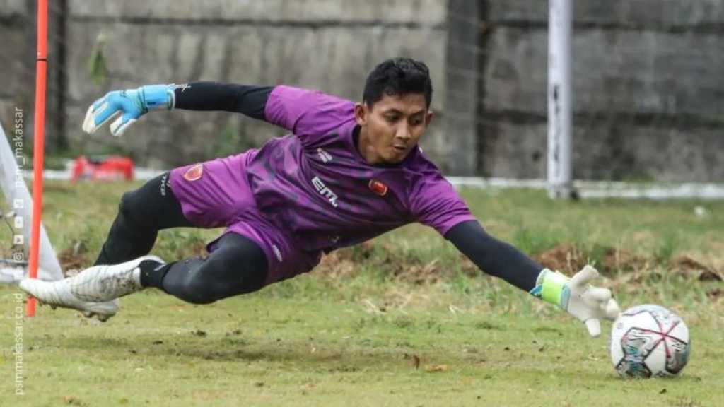 Pemain PSM Makassar Reza Arya