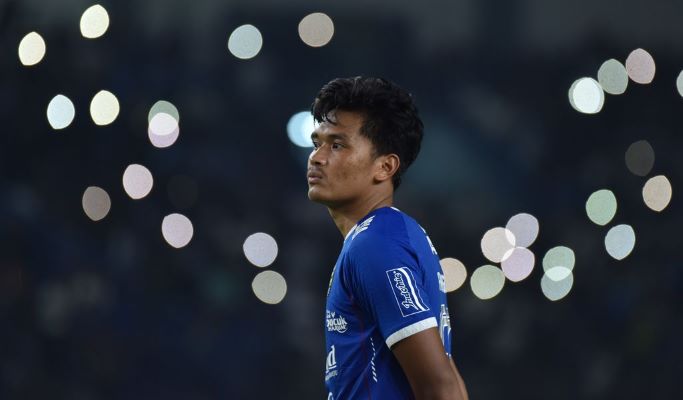 Gelandang Persib Ahmad Agung