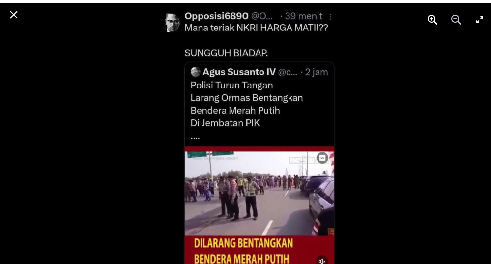 Polisi Bendera Merah Putih