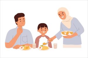 Mengajarkan anak puasa