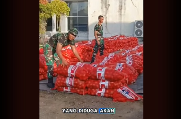 TNI AL penyelundupan Bawang Bombay