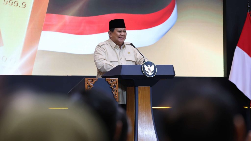 Peluncuran Bank Emas Prabowo