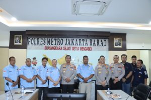 Kapolres Metro Jakarta Barat Terima Audiensi PWI Pokja Polres