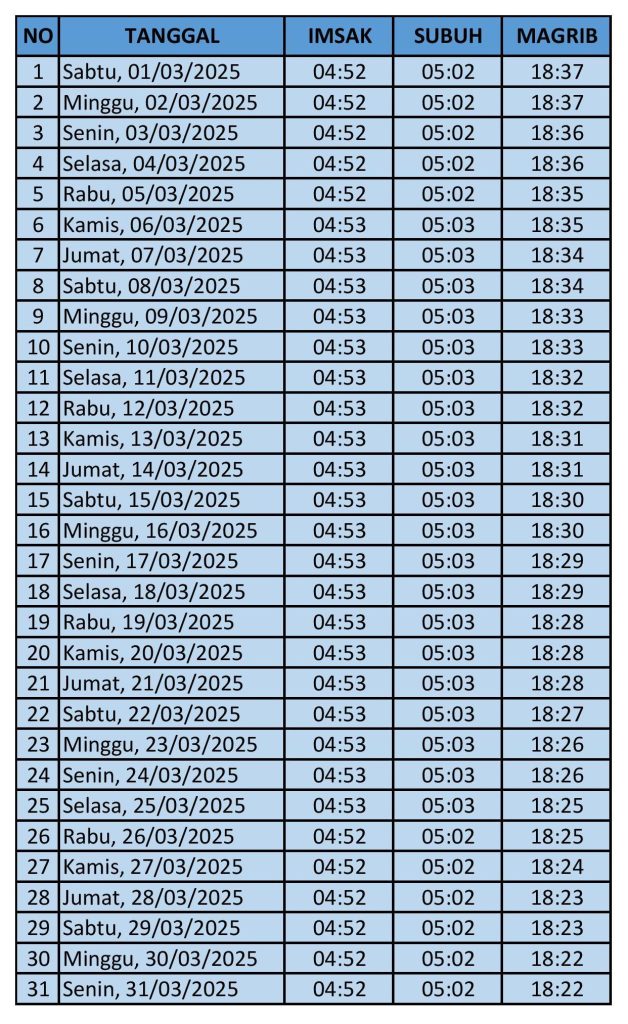 jadwal adzan magrib