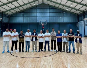 Lapangan basket indoor baru SMA Bosa