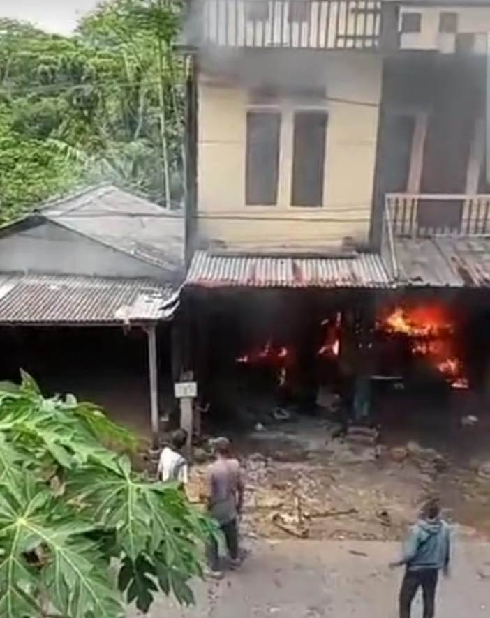 Kebakaran Bengkel di Tasikmalaya