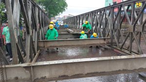 Jembatan Bailey Bogor - Karawang Ditarget Selesai Sebelum Lebaran