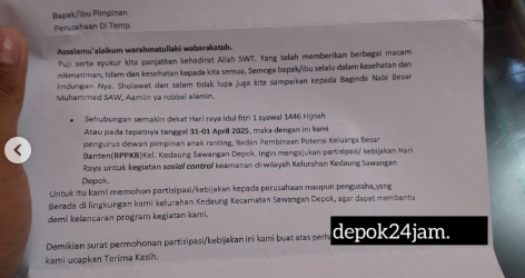ormas minta thr