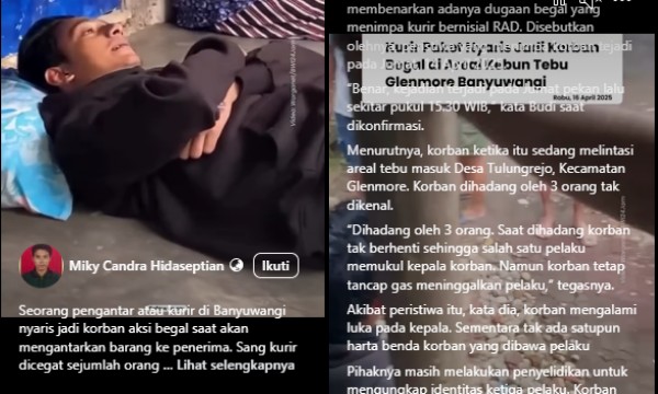 Kurir Dibegal