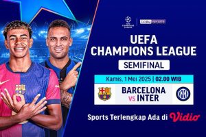 Link Live Streaming Barcelona Vs Inter Milan Semifinal Liga Champions Selain Yalla Shoot
