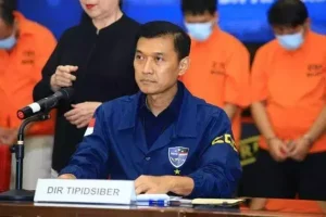 Bareskrim Polri Serahkan 4 Tersangka Pelaku Judol Website 138