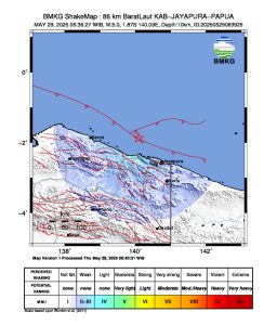 Kabupaten Jayapura Papua Diguncang Gempa Magnitudo 5,0