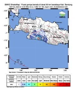 Gempa Kabupaten bandung